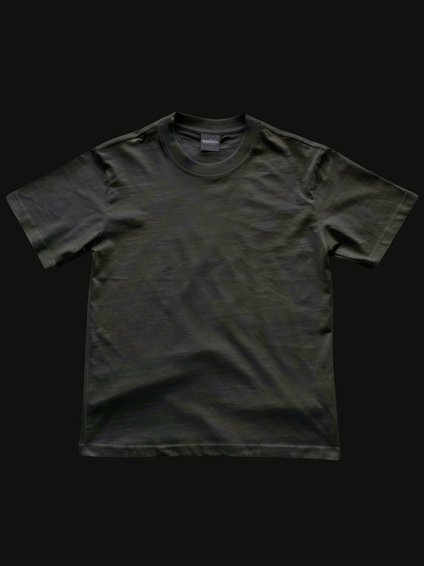 workclo. Heavyweight Oversize T-Shirt aus 100% Baumwolle in Weiß, 280 GSM, mit Rundhalsausschnitt und Doppelnaht.